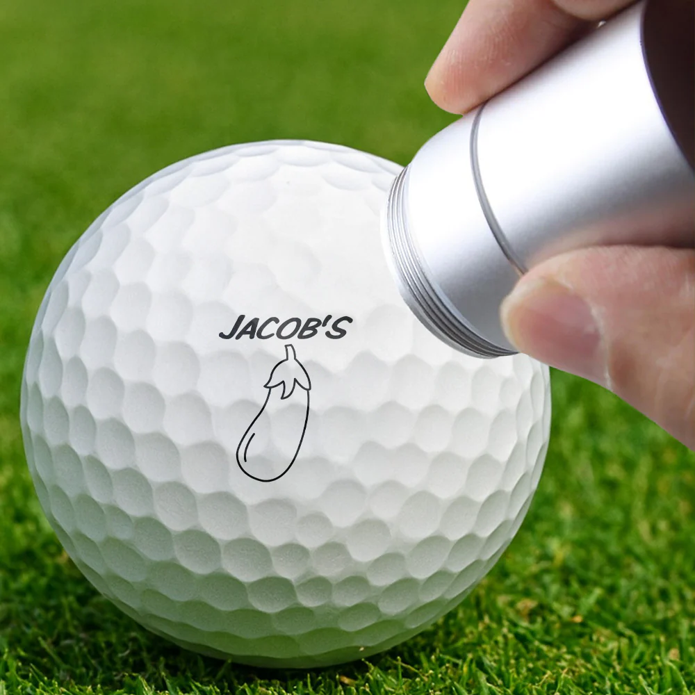Personalized Golf Ball Stamp Box Golf Gifts for Men, Funny Gift For Golfers HA75 898744 - Image 6