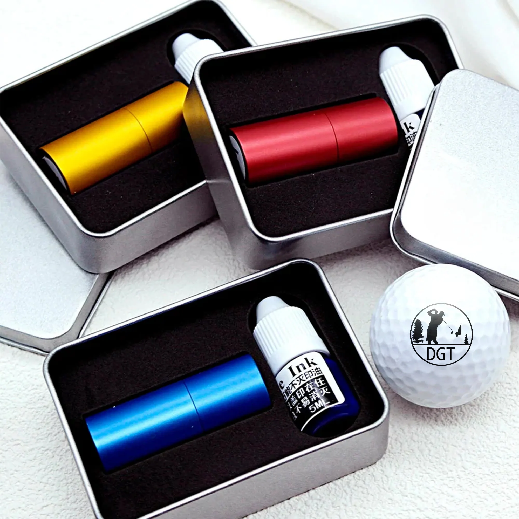 Personalized Golf Ball Stamp Box Golf Gifts for Men, Gift for Golfers, Golf Lovers HA75 898598 - Image 3