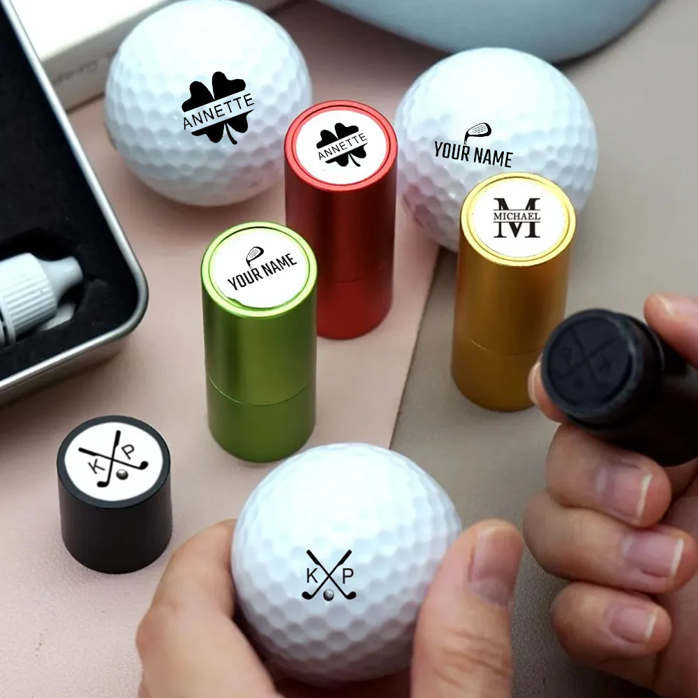 Personalized Golf Ball Stamp Box, Personalized Golf Stamps, Gift for Golfer, Golf Ball Marker HA75 898240 - Image 8