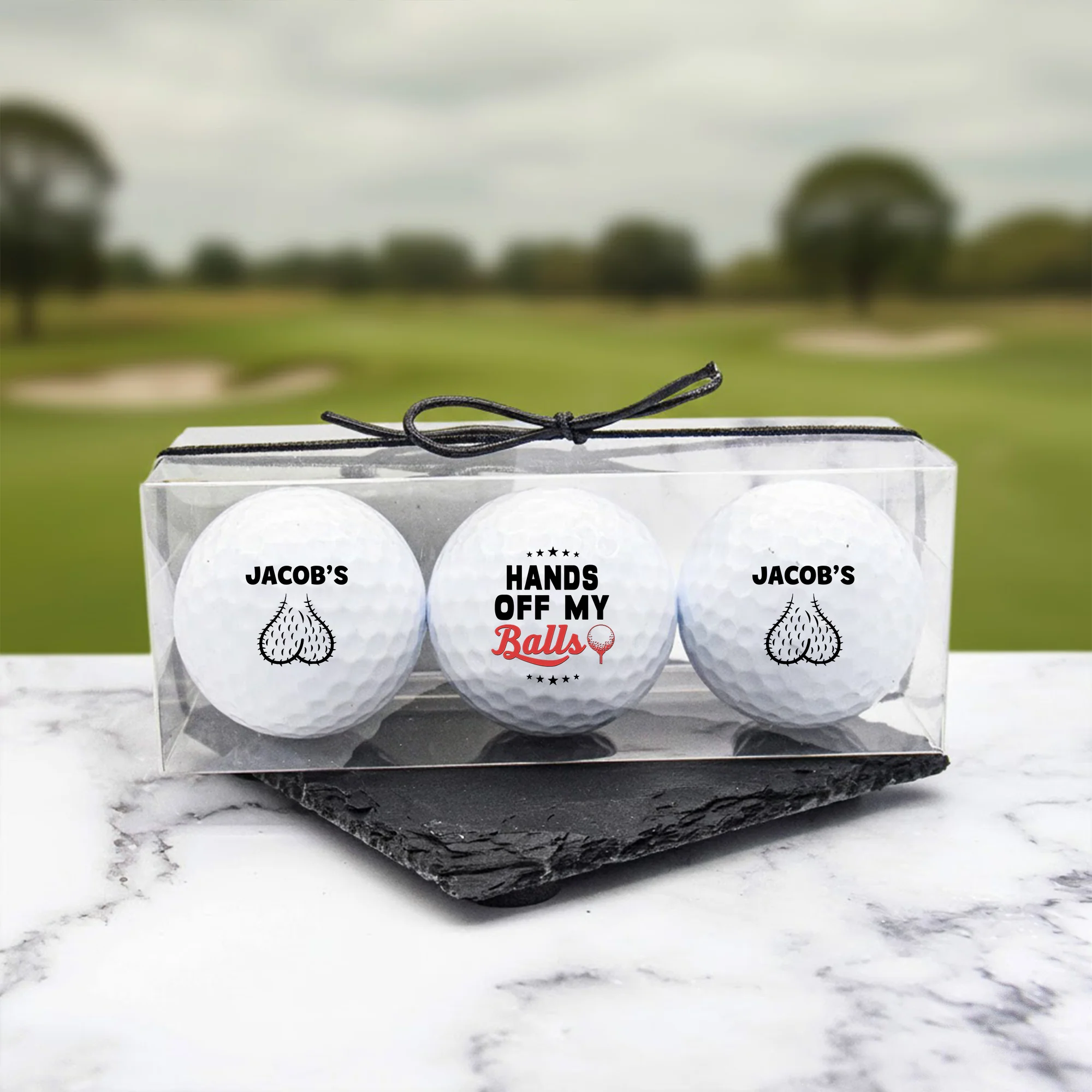 Personalized Hands Off My Balls Golf Ball Gifts for Men, Funny Gift HA75 898716 - Image 3