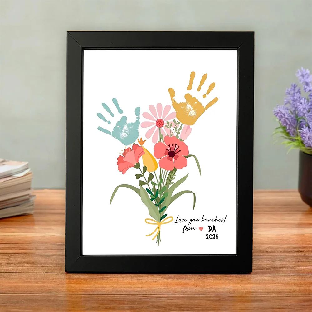Personalized Love You Bunches Flower Handprint Picture Frame Mother's Day Gift HA75 920692 - Image 6