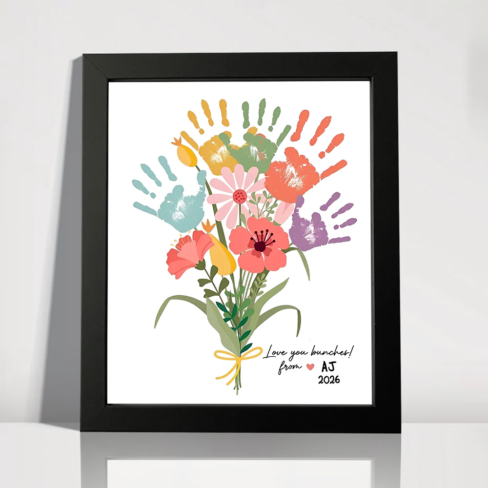 Personalized Love You Bunches Flower Handprint Picture Frame Mother's Day Gift HA75 920692 - Image 7