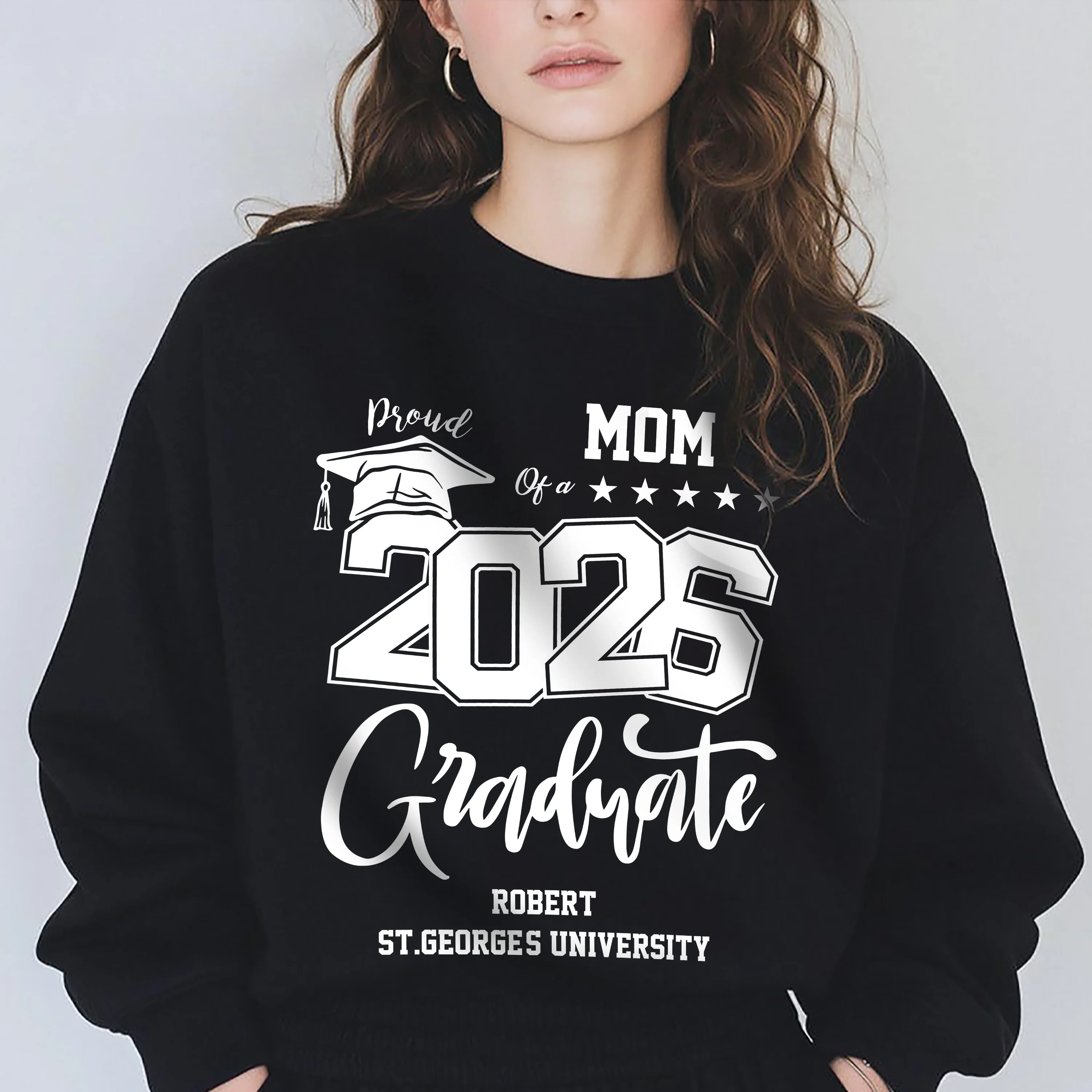Personalized Proud Family Of A Graduate Graduation Dark Shirt For Family Members HA75 891940 - Image 3
