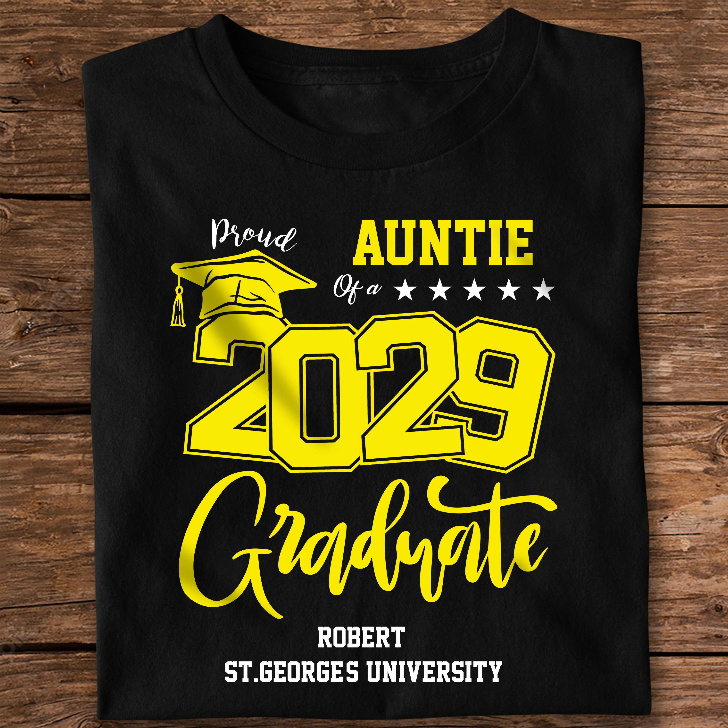 Personalized Proud Family Of A Graduate Graduation Dark Shirt For Family Members HA75 891940 - Image 6