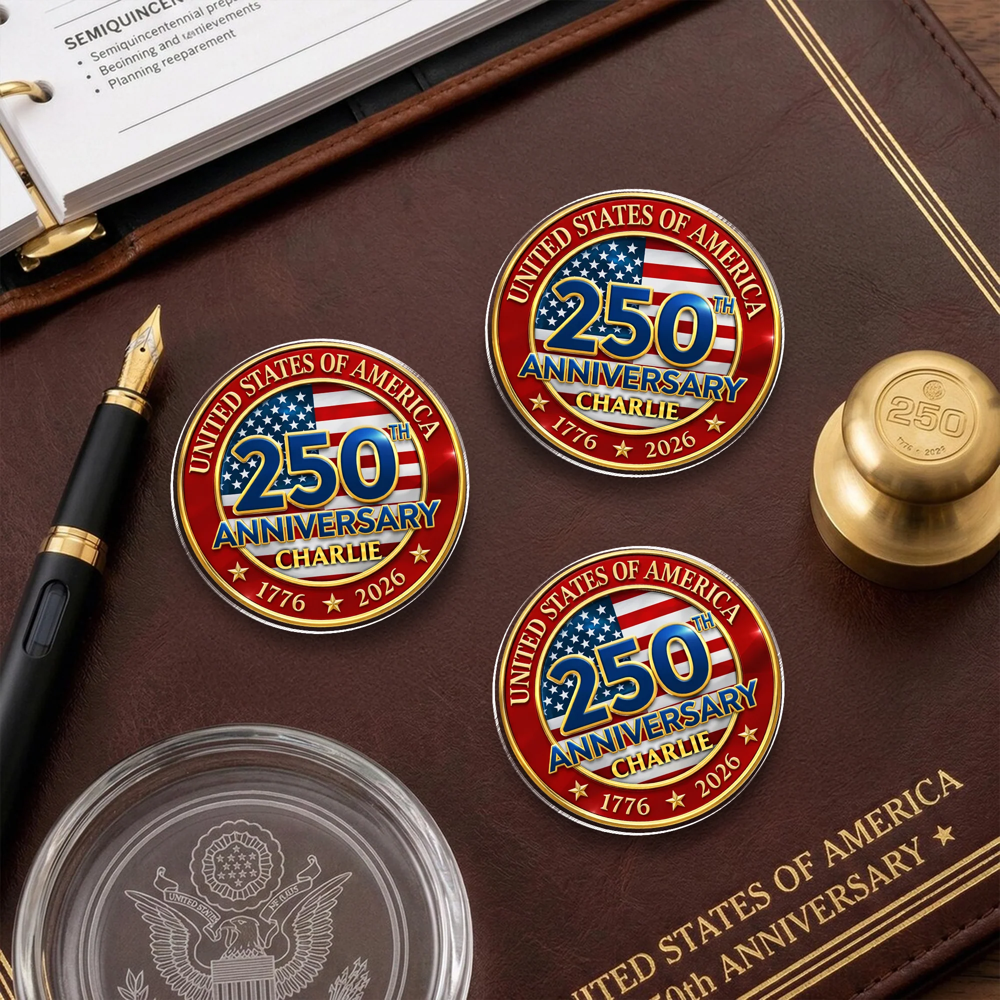 Personalized United States Of America Anniversary 1776-2026 Acrylic Pin HA75 920960 - Image 4
