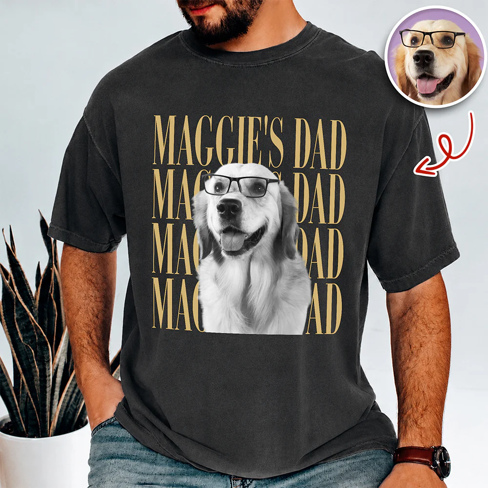 Personalized Vintage Photo Dad, Mom Comfort Shirt HA75 921446 - Image 4