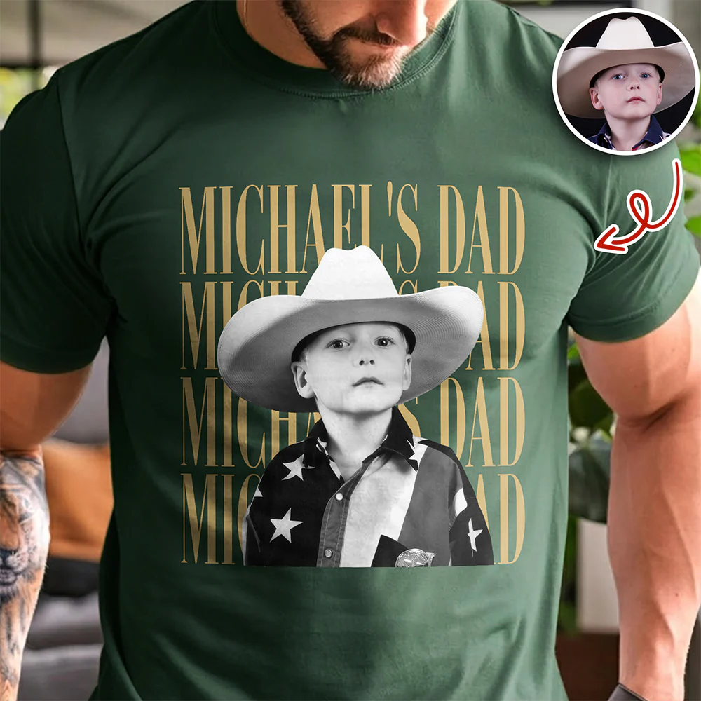 Personalized Vintage Photo Dad, Mom Comfort Shirt HA75 921446 - Image 8