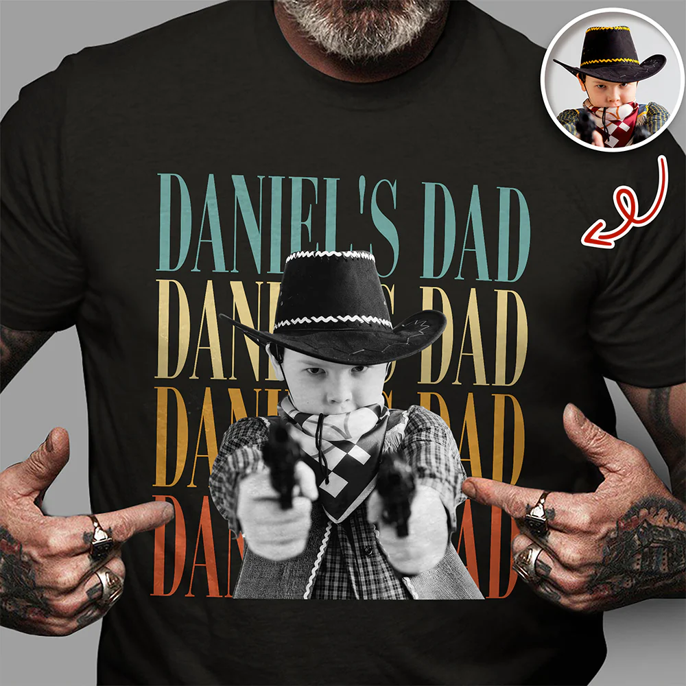 Personalized Vintage Photo Dad, Mom Family Comfort Shirt HA75 921330 - Image 3