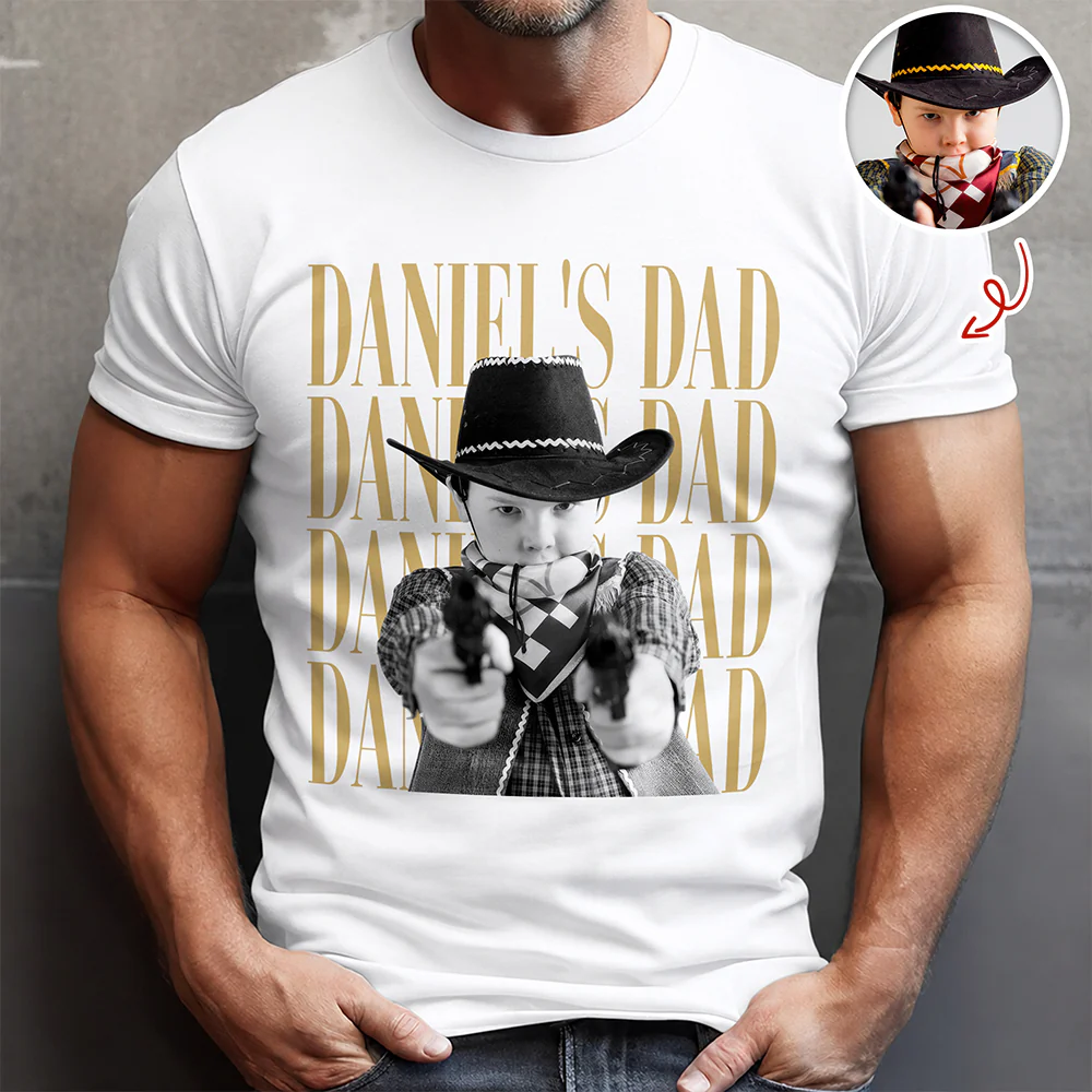 Personalized Vintage Photo Dad, Mom, Grandpa, Grandma Family Bright Shirt HA75 921394 - Image 5