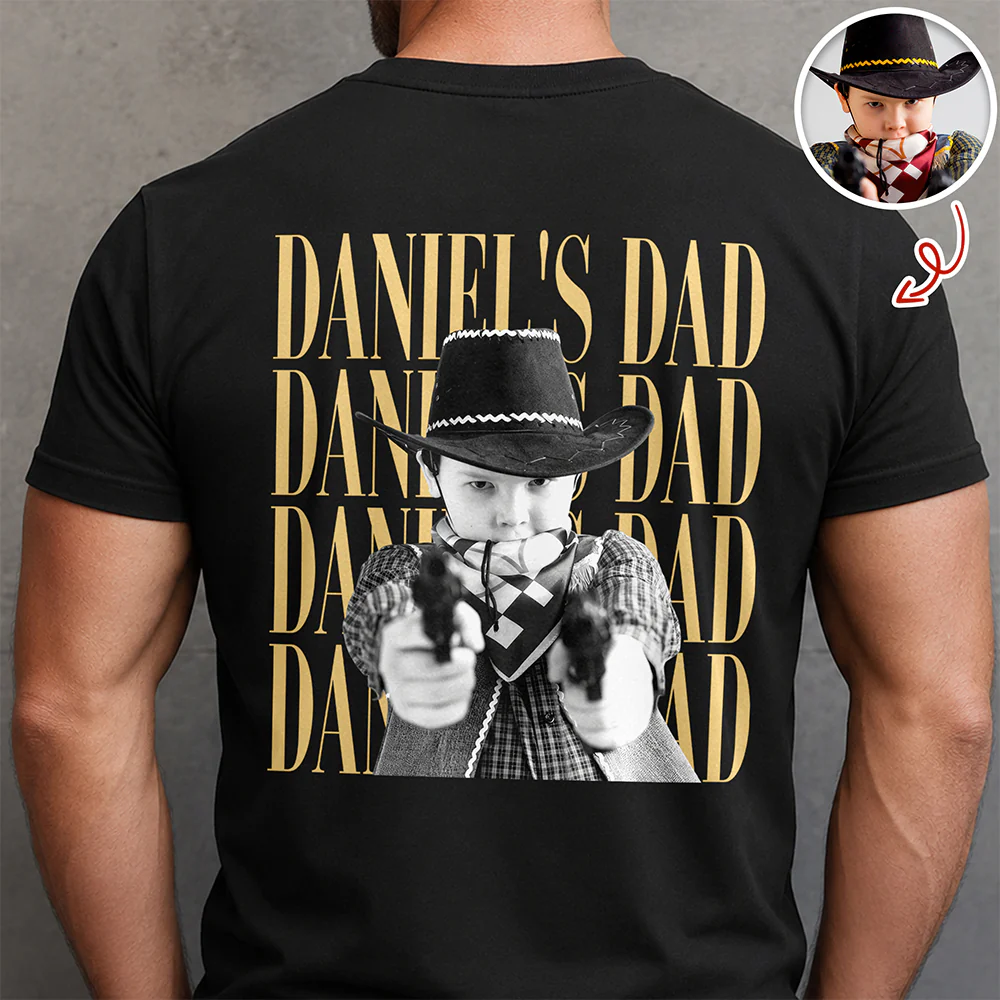 Personalized Vintage Photo Dad, Mom, Grandpa, Grandma Family Comfort Shirt Back HA75 921298 - Image 4