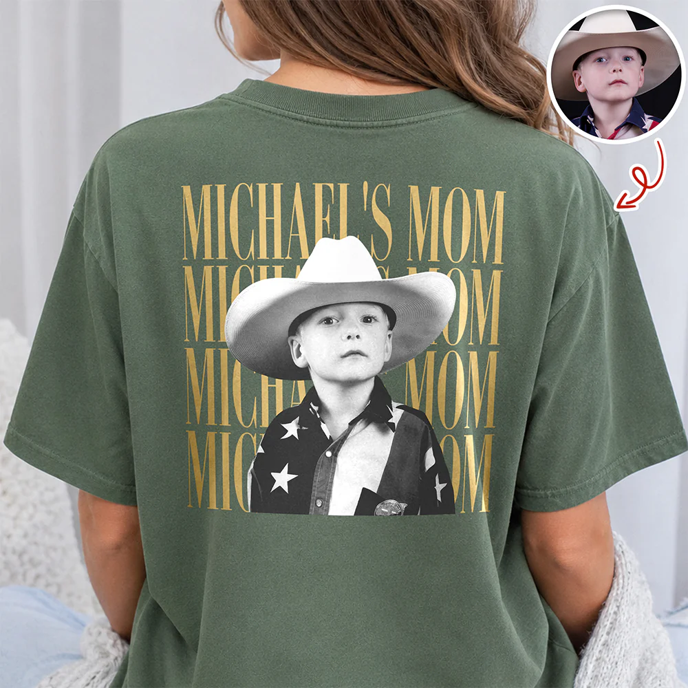 Personalized Vintage Photo Mom, Grandma, Dad, Grandpa Family Comfort Shirt Back HA75 921494 - Image 5