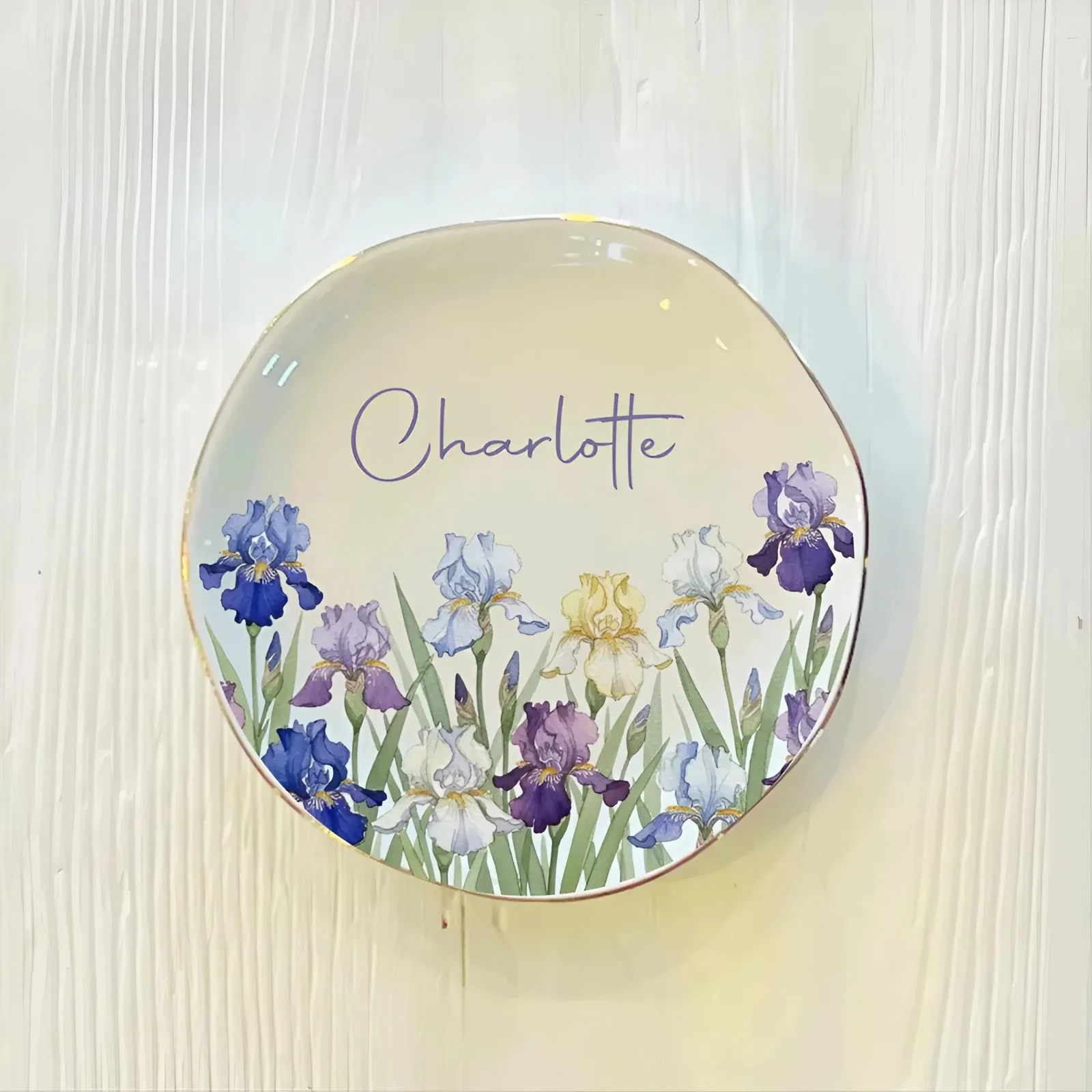 Personalized Watercolor Birth Month Flower Ring Trinket Dish Mother's Day, Birthday, Wedding Bridesmaid Gift HA75 921086 - Image 4