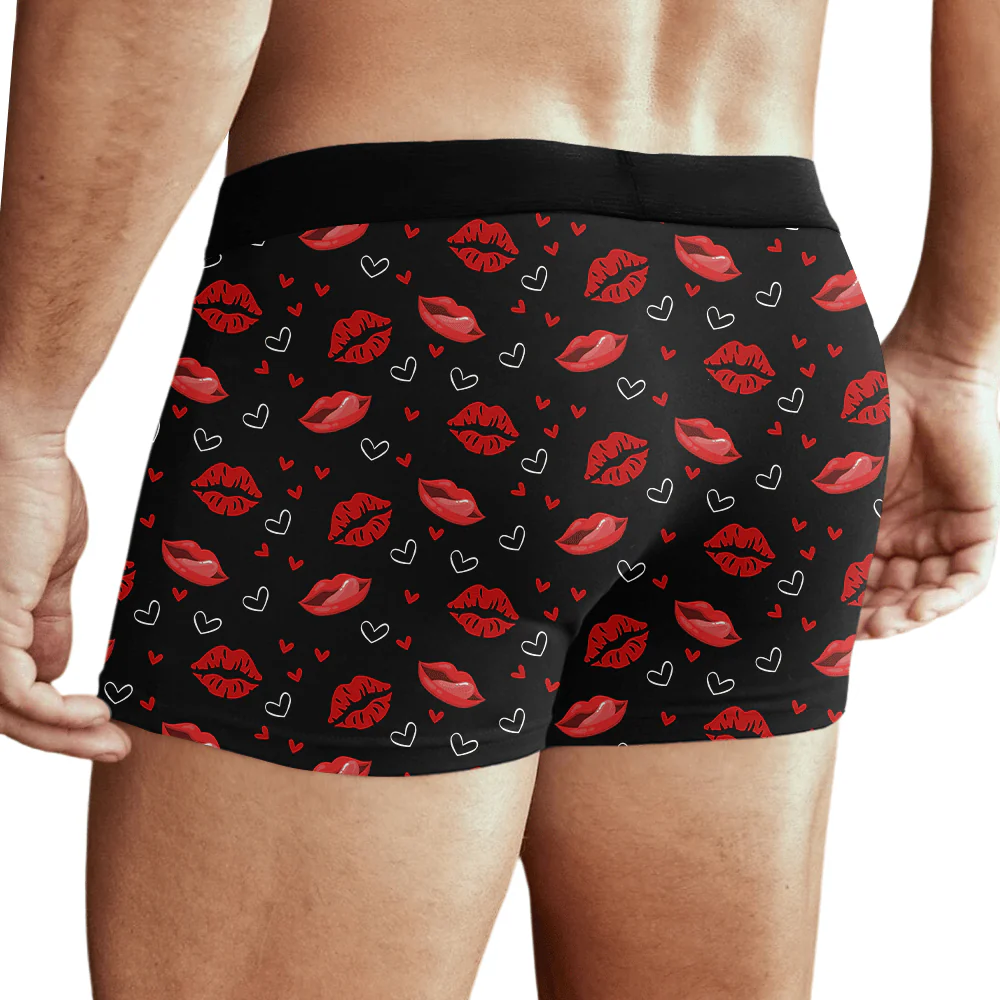 Real Men Break Your Bed Not Your Heart Man's Boxer Valentine's Day, Anniversary Gift HA75 891852 - Image 6