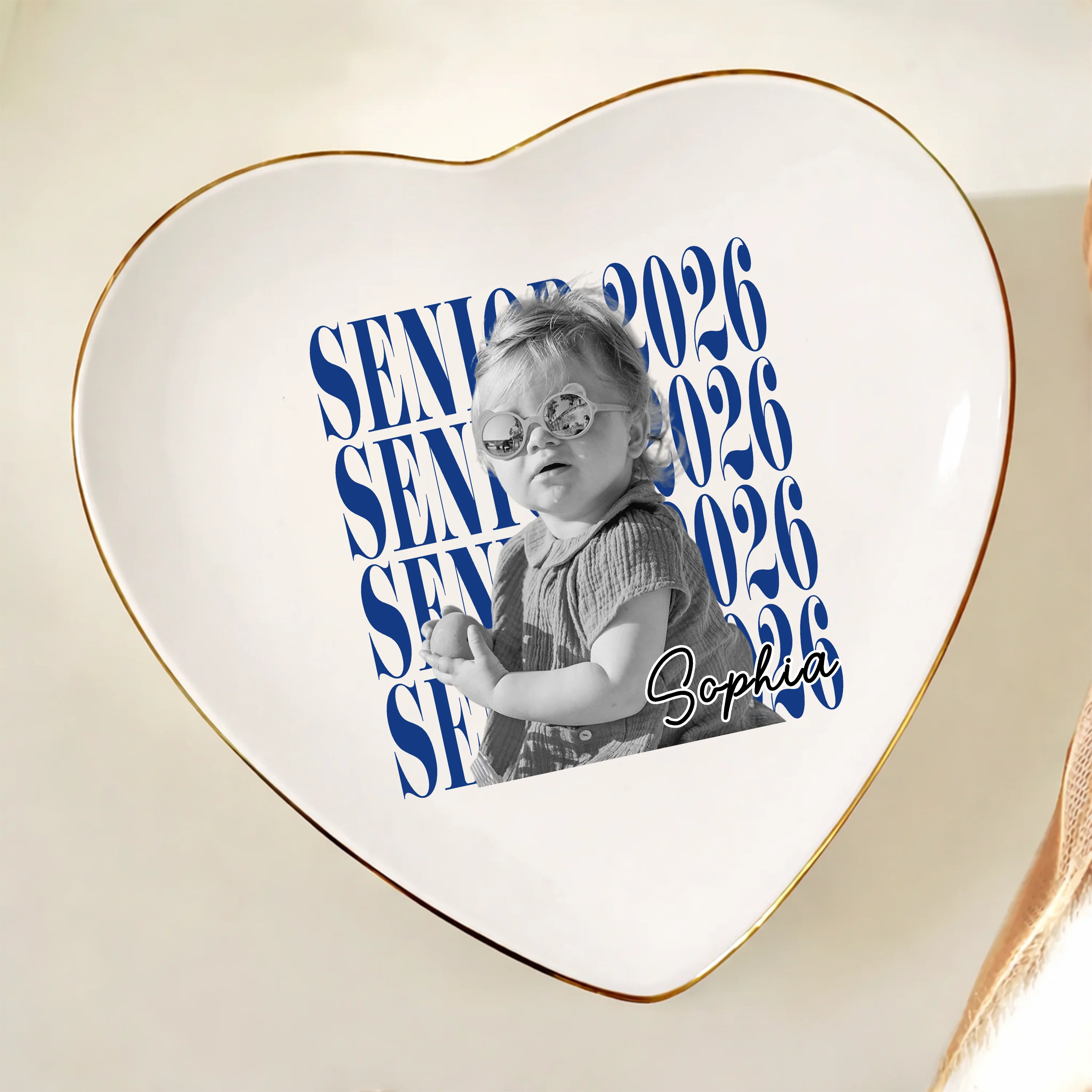 Senior Custom Vintage Photo - Personalized Ring Dish Graduation Gifts HA75 921218 - Image 3