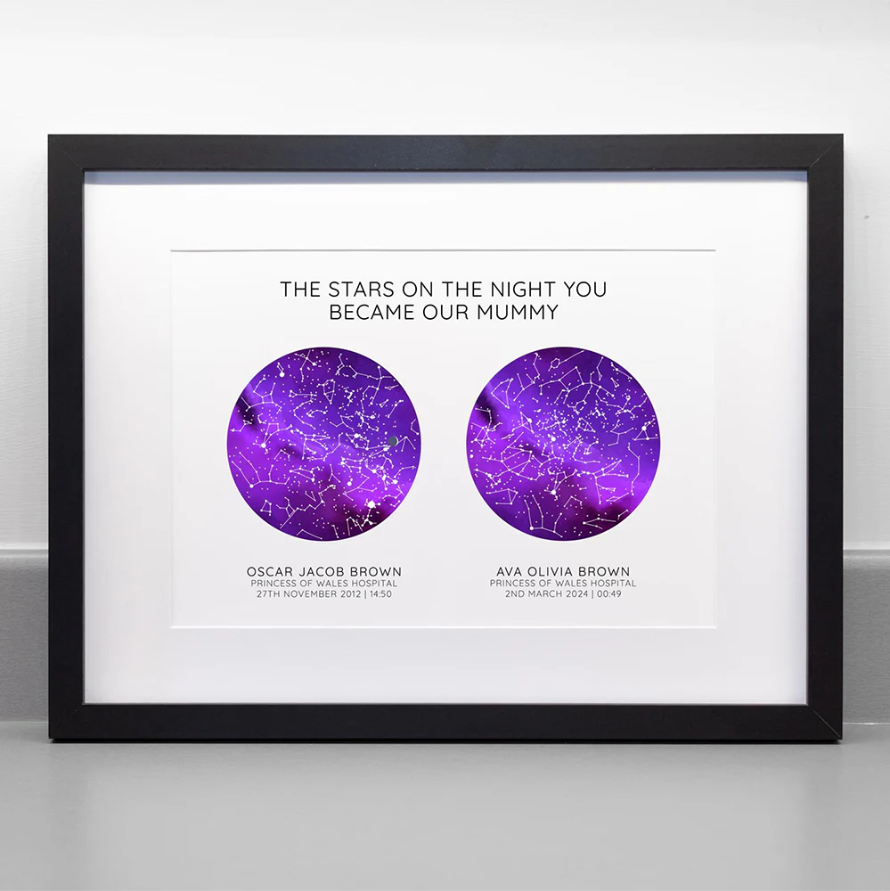 The Stars On The Night You Became My Mother Personalized Picture Frame Mother's Day, Father's Day Gift HA75 920862 - Image 4
