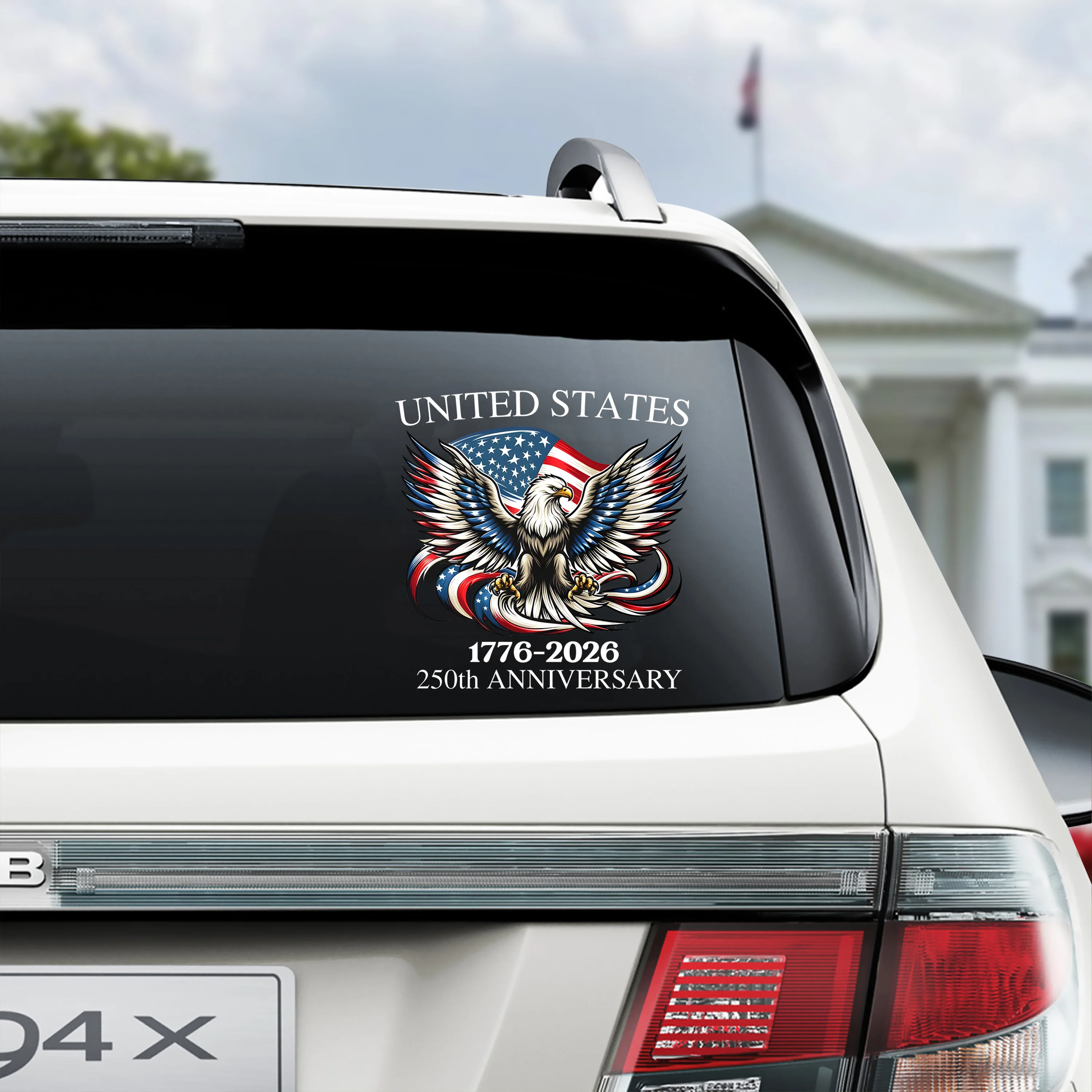 United States 1776-2026 250th Anniversary Patriotic Car Window Decal Sticker HA75 898768 - Image 5