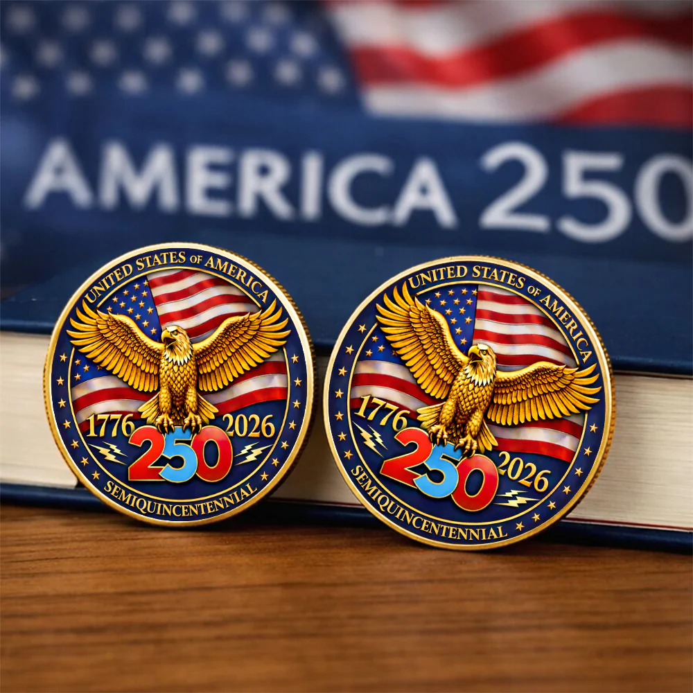 United States Of America 1776-2026 Semiquincentennial Commemorative Challenge Coin HA75 920780 - Image 4