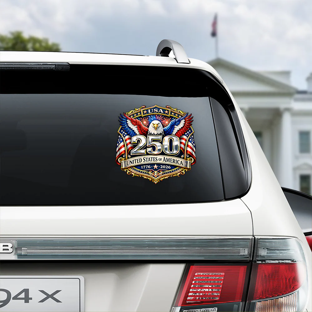 United States of America 1776–2026 USA 250th Anniversary Car Window Decal Sticker HA75 920664 - Image 3