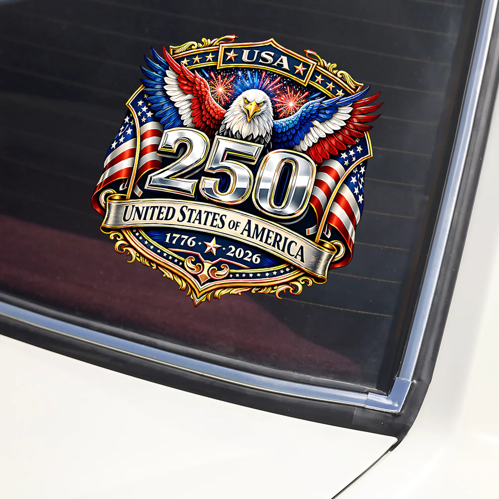 United States of America 1776–2026 USA 250th Anniversary Car Window Decal Sticker HA75 920664 - Image 5