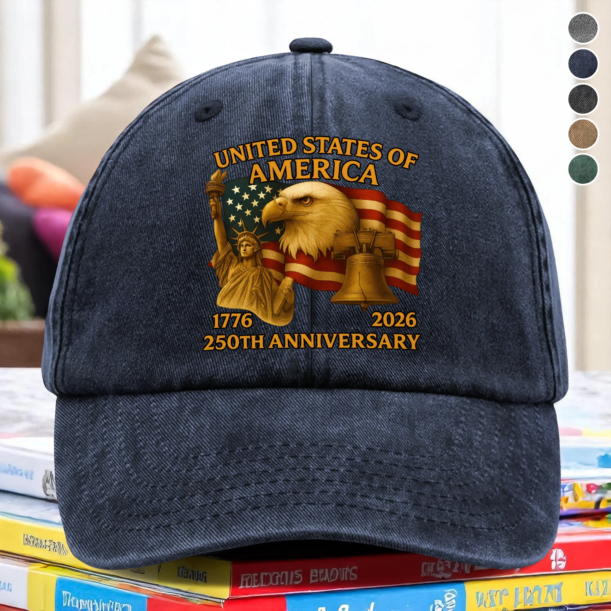 United States Of America 250th Anniversary Baseball Cap HA75 898044 - Image 2