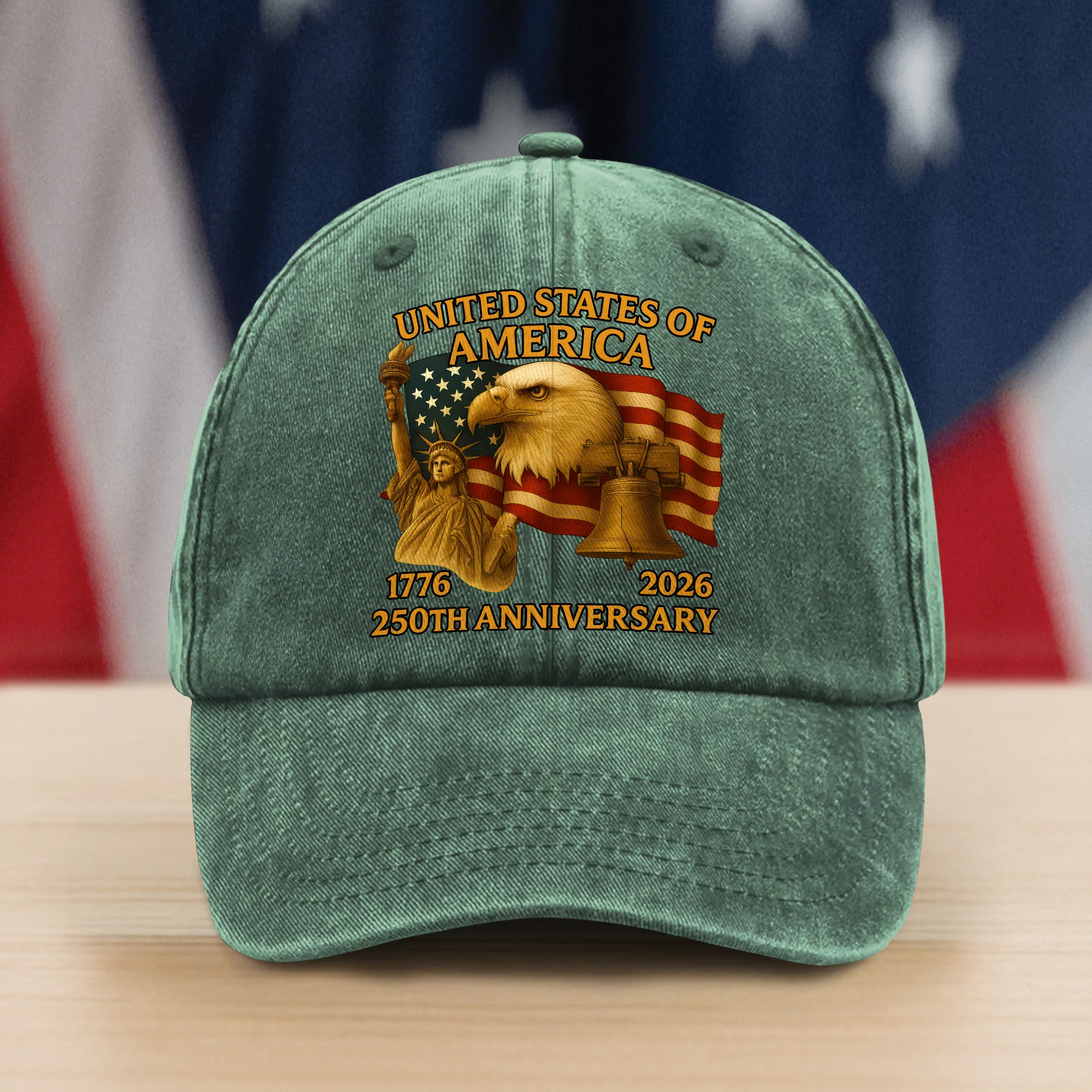 United States Of America 250th Anniversary Baseball Cap HA75 898044 - Image 5