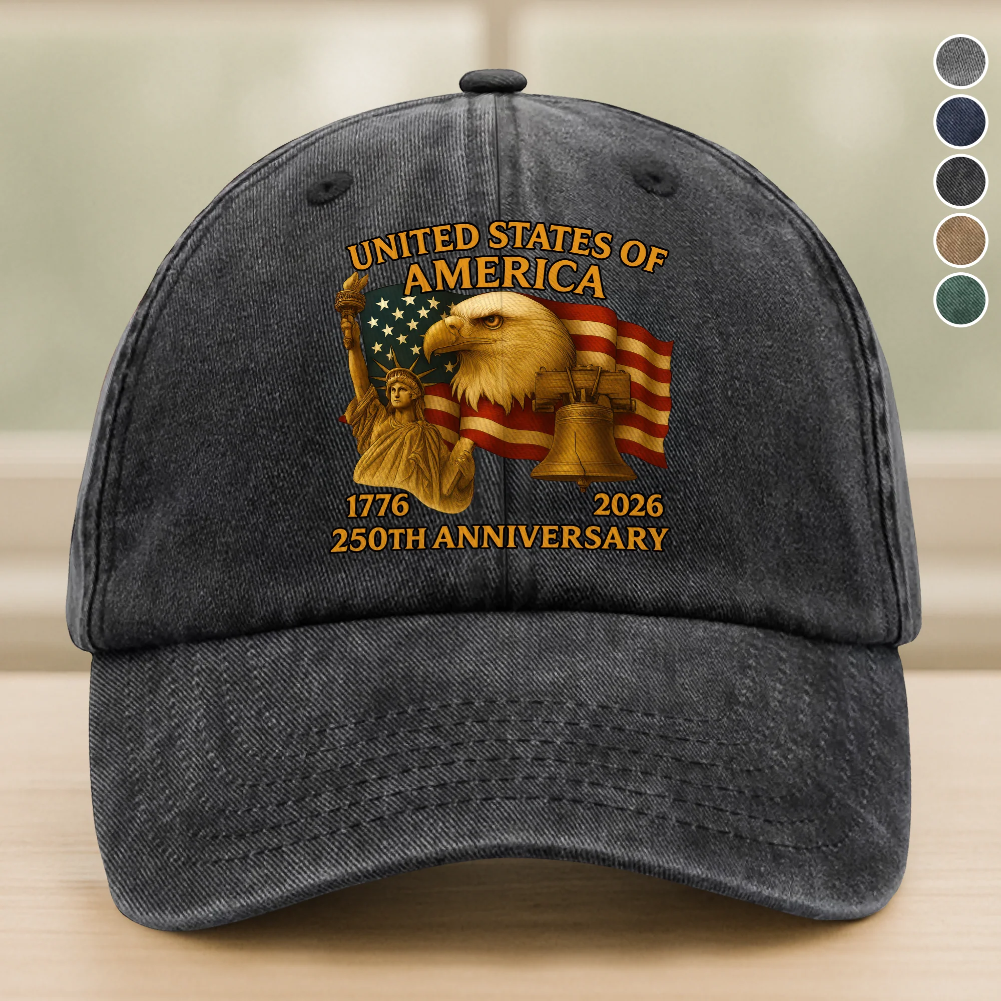 United States Of America 250th Anniversary Baseball Cap HA75 898044 - Image 8