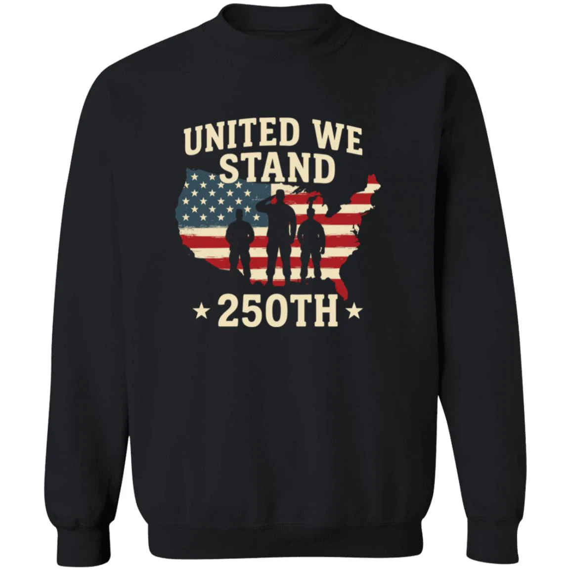 United We Stand 250th Anniversary USA Veteran Dark Shirt HA75 897302 - Image 11