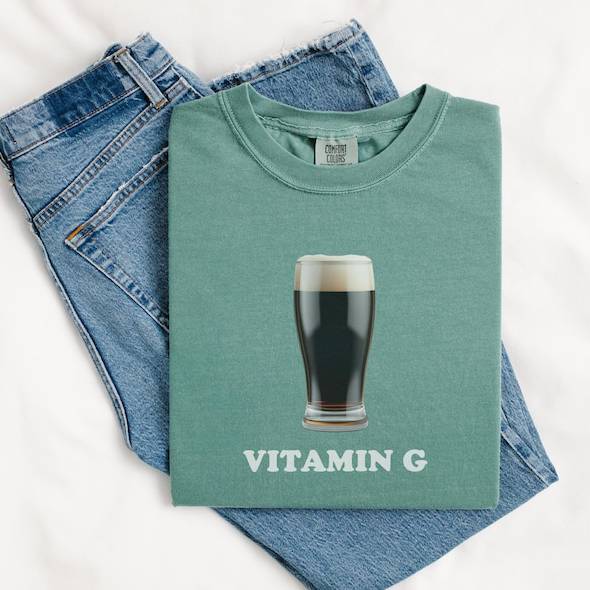 Vitamin G St. Patrick's Day Funny Frat Beer Drinking Comfort Shirt HA75 920554 - Image 2
