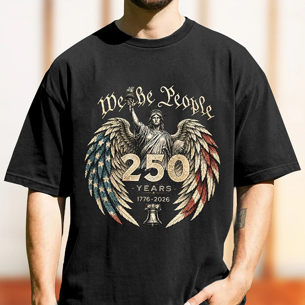 We The People 250 Years 1776 - 2026 Patriotic Comfort Shirt HA75 921626 - Image 4