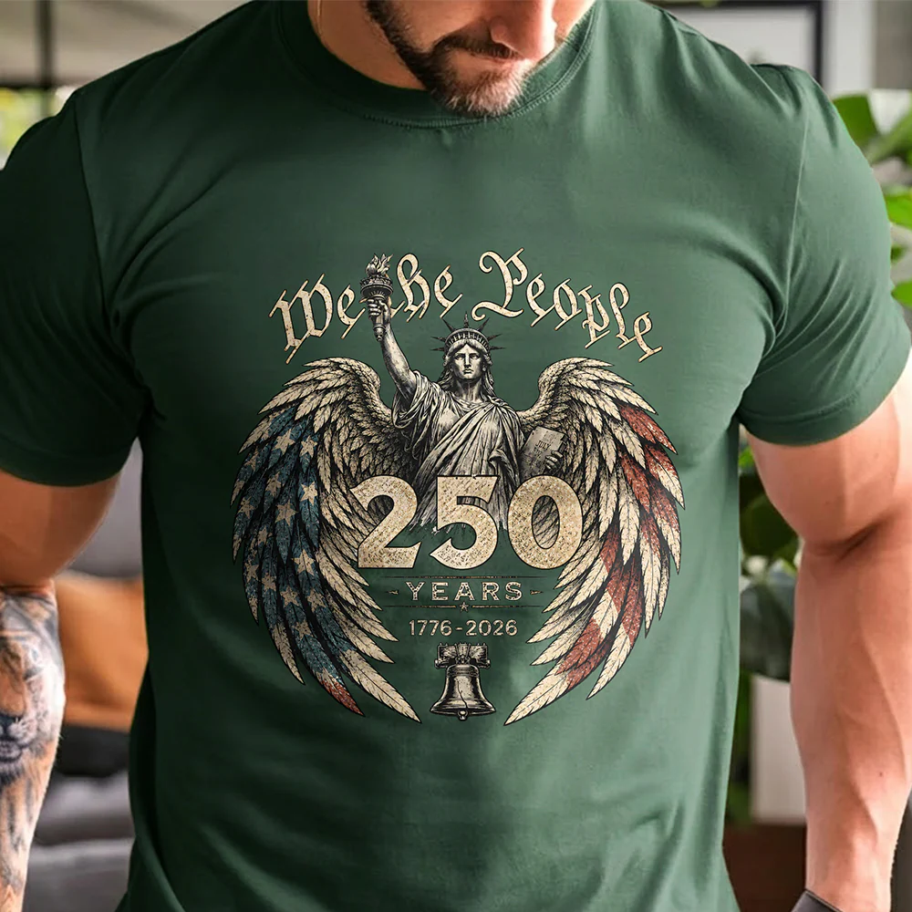 We The People 250 Years 1776 - 2026 Patriotic Comfort Shirt HA75 921626 - Image 5