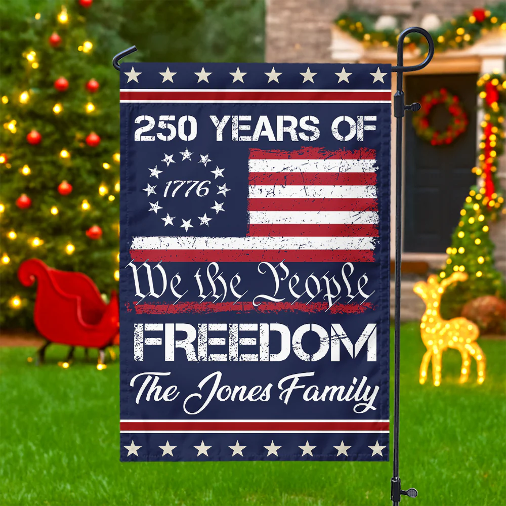 We The People Freedom Personalized Garden Flag HA75 897440 - Image 5