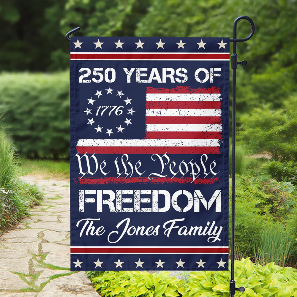 We The People Freedom Personalized Garden Flag HA75 897440 - Image 6