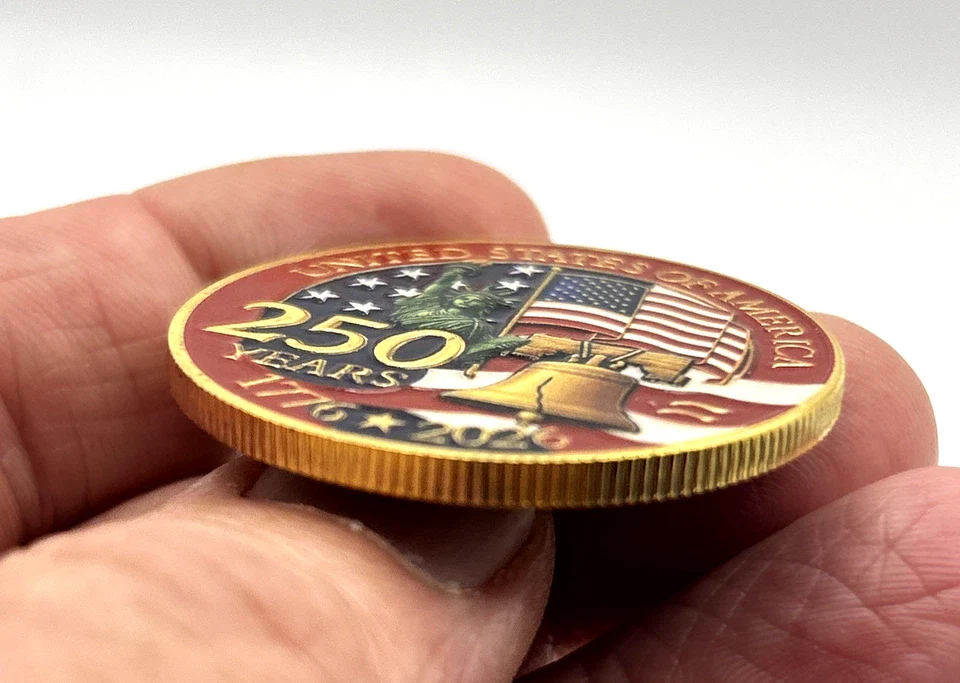 1776-2026 - 250th Anniversary United States of America Commemorative Challenge Coin LM32 897801 - Image 4