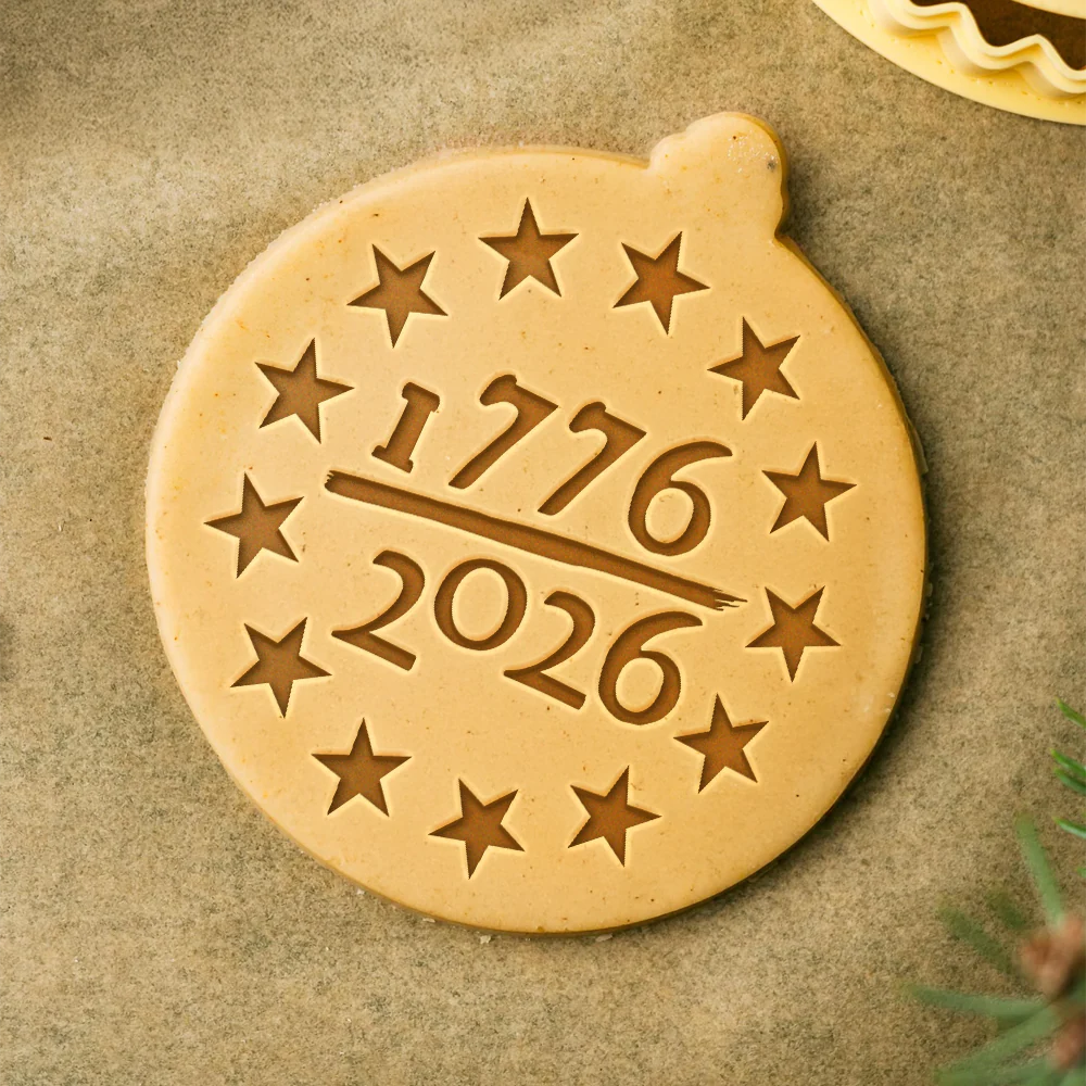 1776 - 2026 USA 250th Anniversary 4th Of July Cookie Stamp LM32 897451 - Image 4
