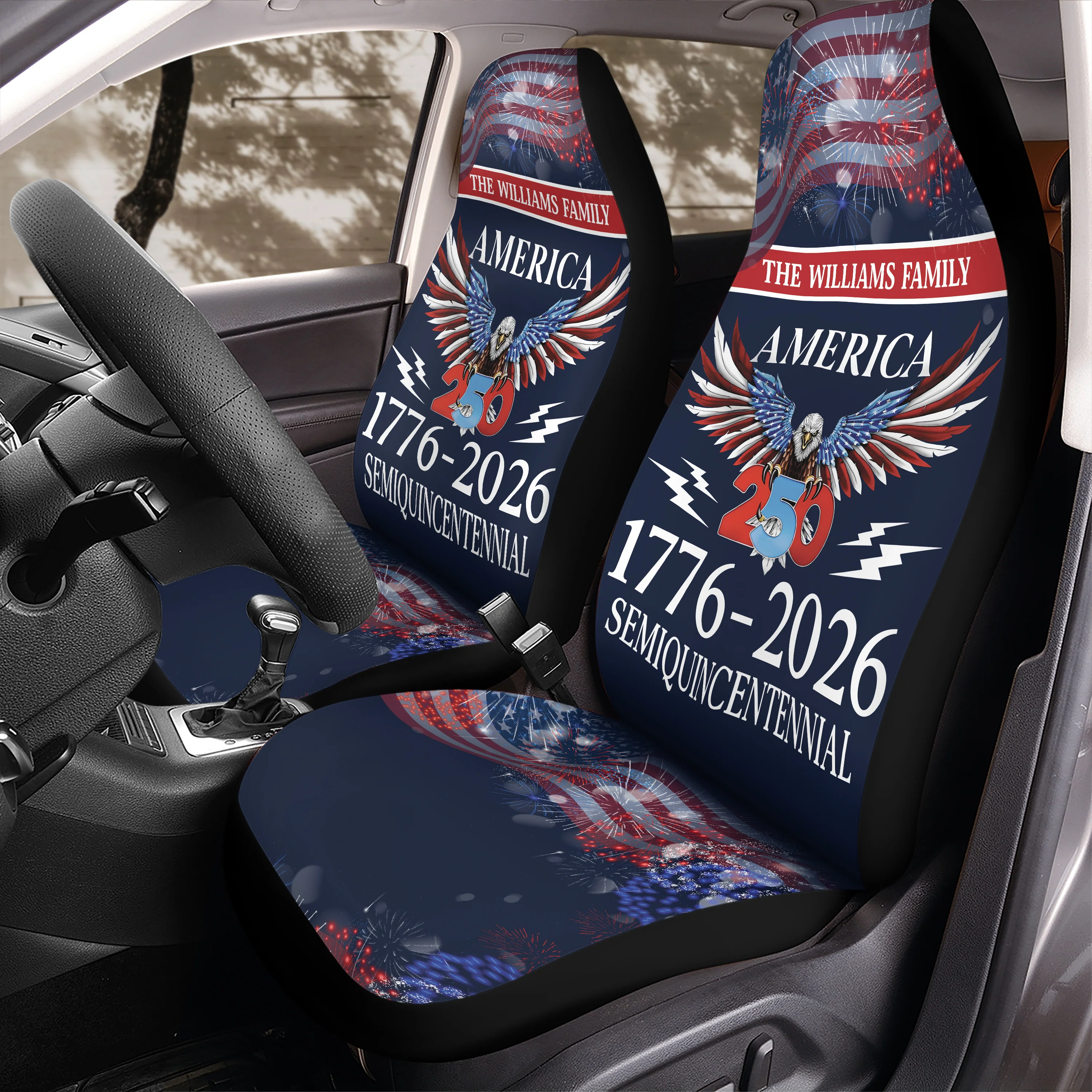 250 Years America Semiquincentennial Car Seat Cover LM32 899557 - Image 2