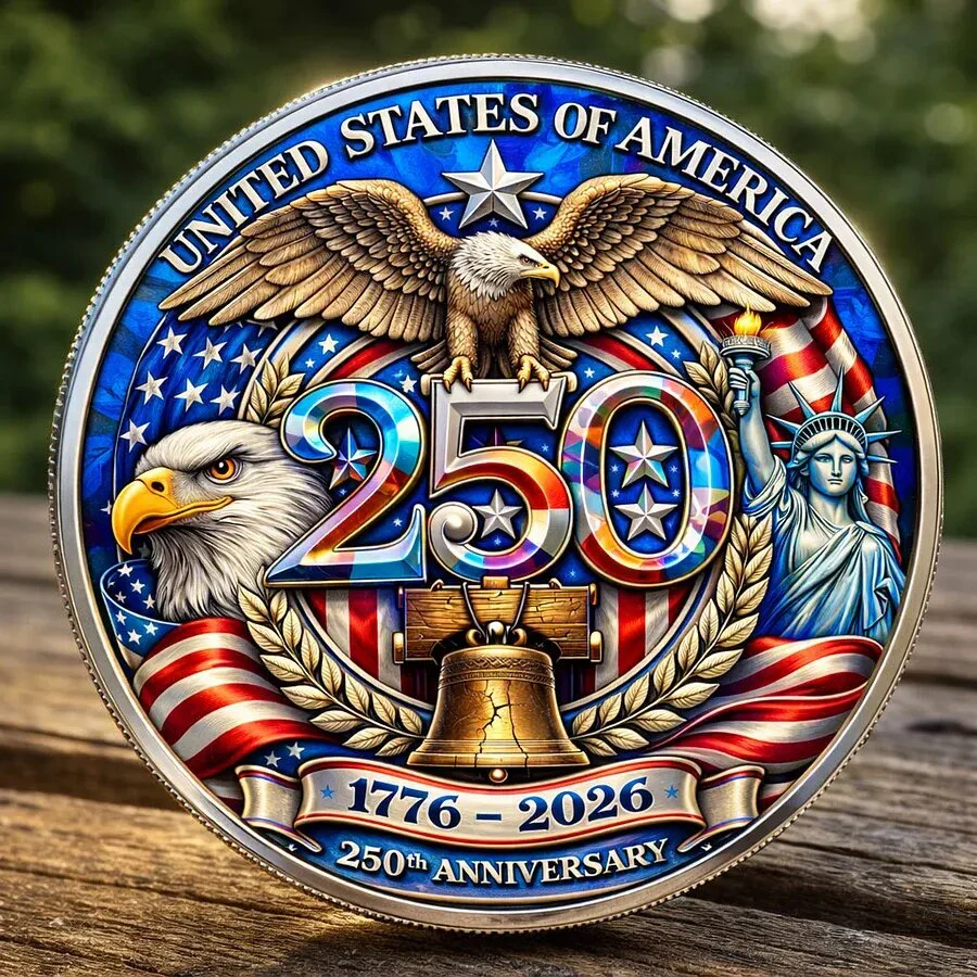 250 Years of America Commemorative Coin – 250 Years of Freedom Limited Edition LM32 899297 - Image 3