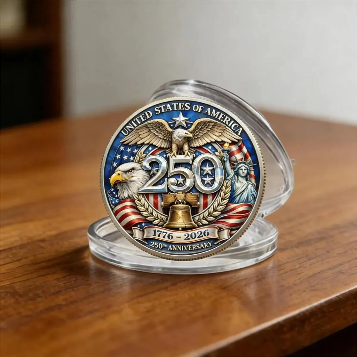 250 Years of America Commemorative Coin – 250 Years of Freedom Limited Edition LM32 899297 - Image 4