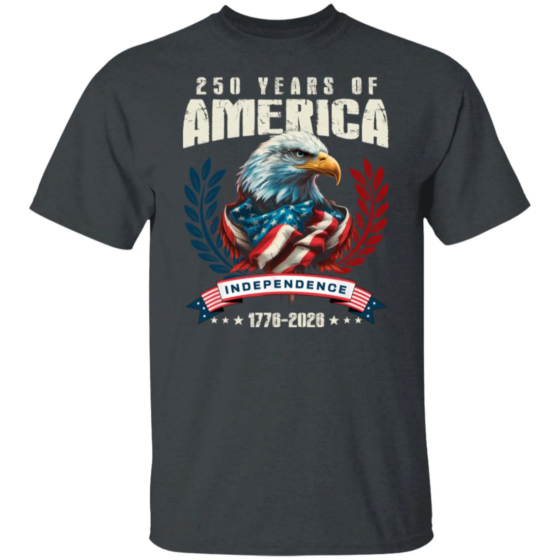 250 Years of America Eagle Independence Day Patriotic Dark Shirt LM32 895255 - Image 14