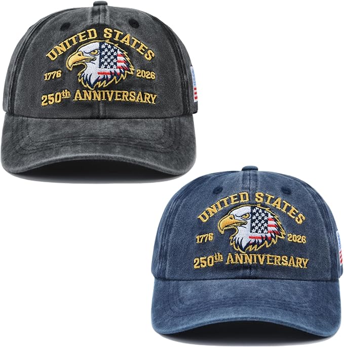American Bald Eagles United States 250 Years Anniversary Baseball Cap LM32 669183 - Image 4