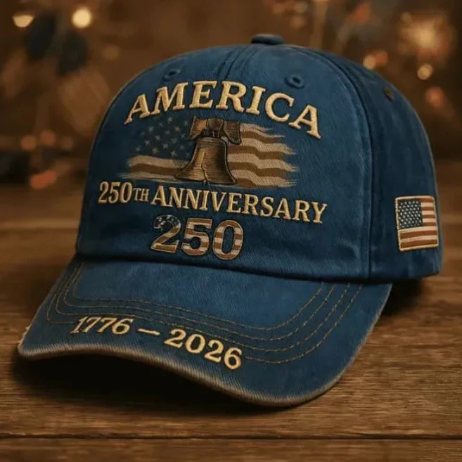 Bald 250th Anniversary 1776 2026 USA Embroidered Cap LM32 669027 - Image 2