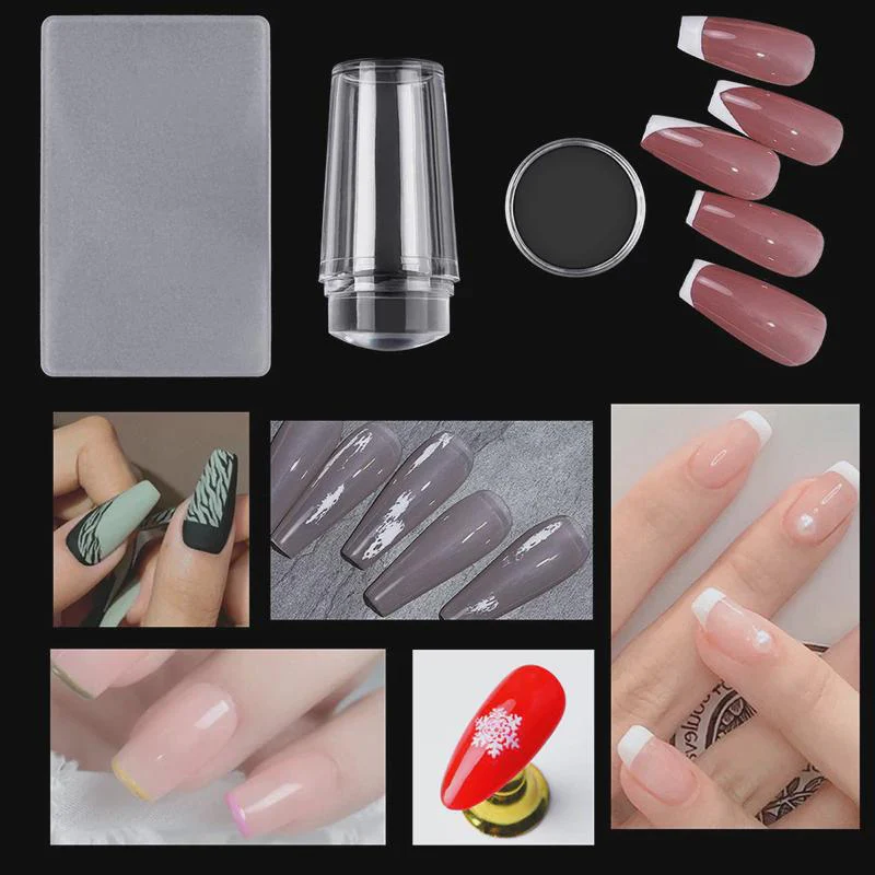 Clear Nail Stamper - Transparent Jelly Nail Stamping Tool LM32 669151 - Image 2