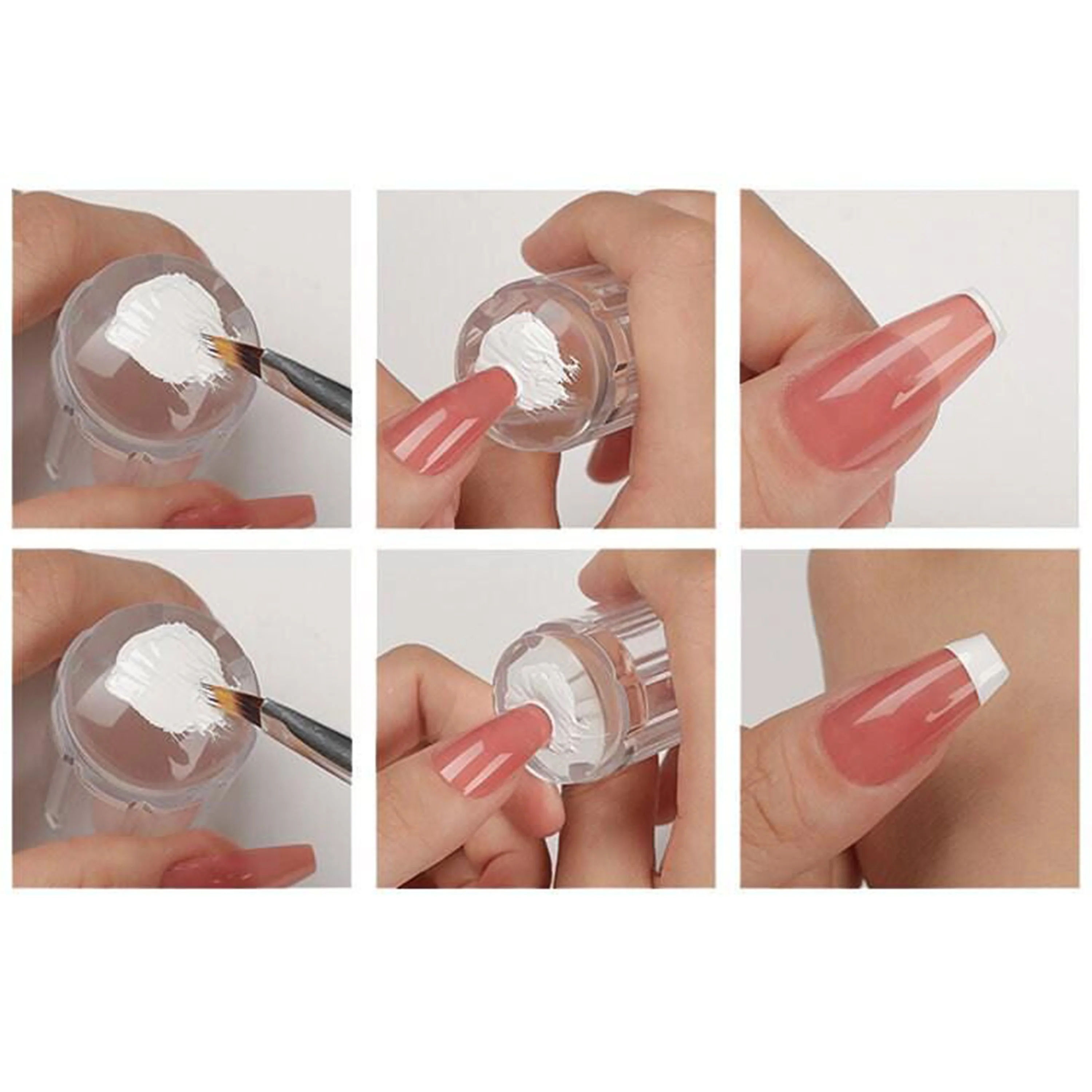 Clear Nail Stamper - Transparent Jelly Nail Stamping Tool LM32 669151 - Image 4
