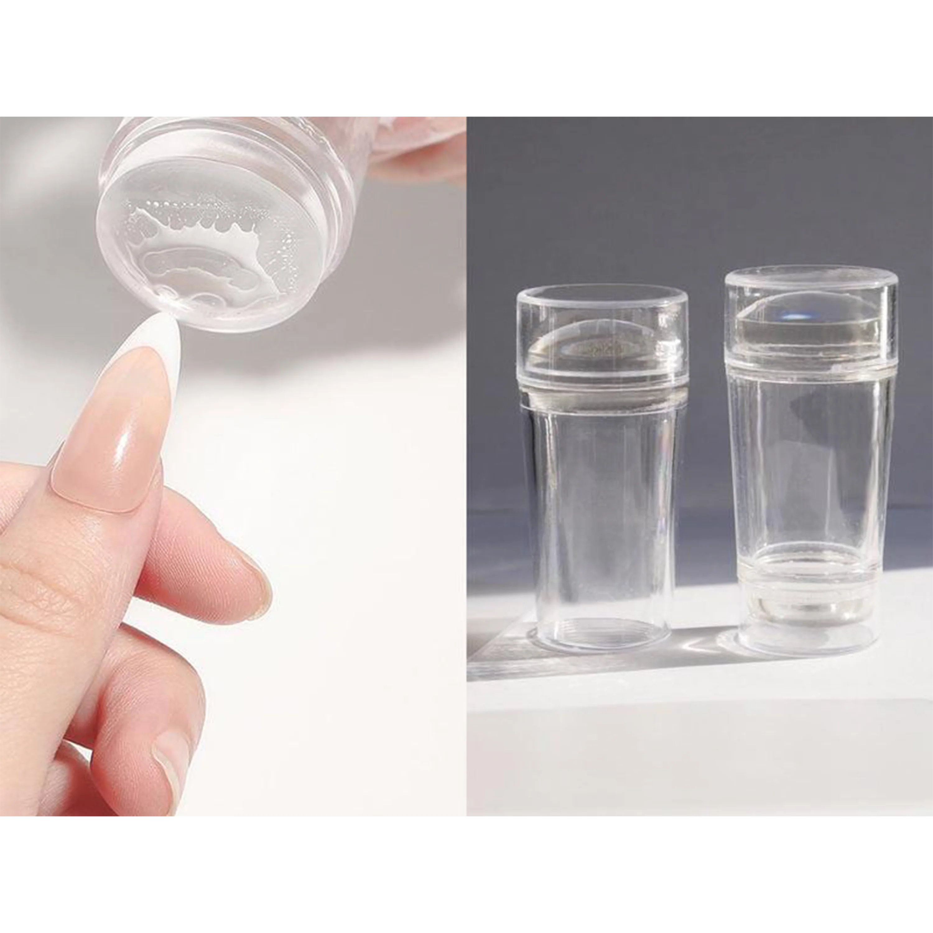 Clear Nail Stamper - Transparent Jelly Nail Stamping Tool LM32 669151 - Image 7