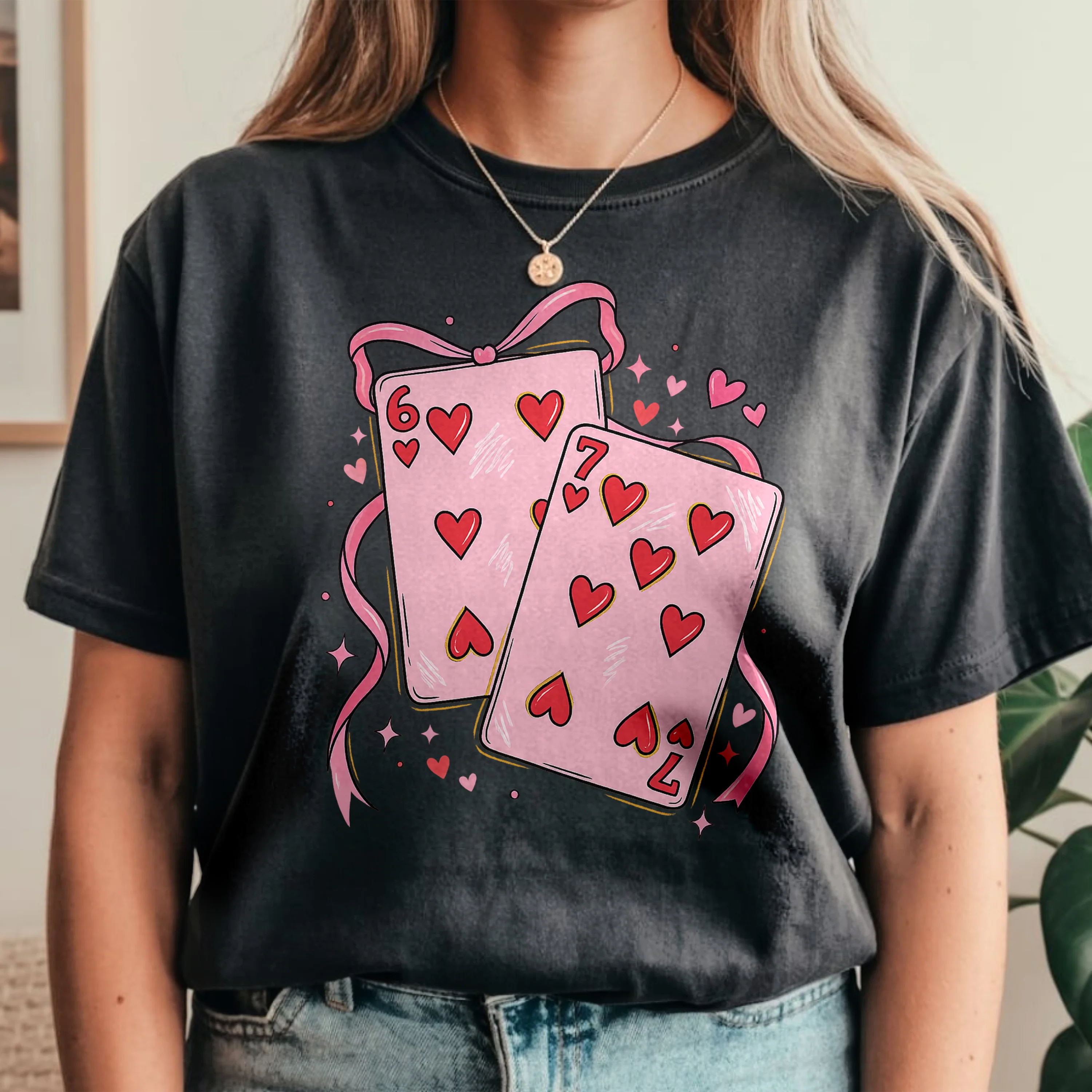 Coquette Funny Playing Cards Valentine 6 7  Six Seven Comfort Shirt LM32 897561 - Image 3