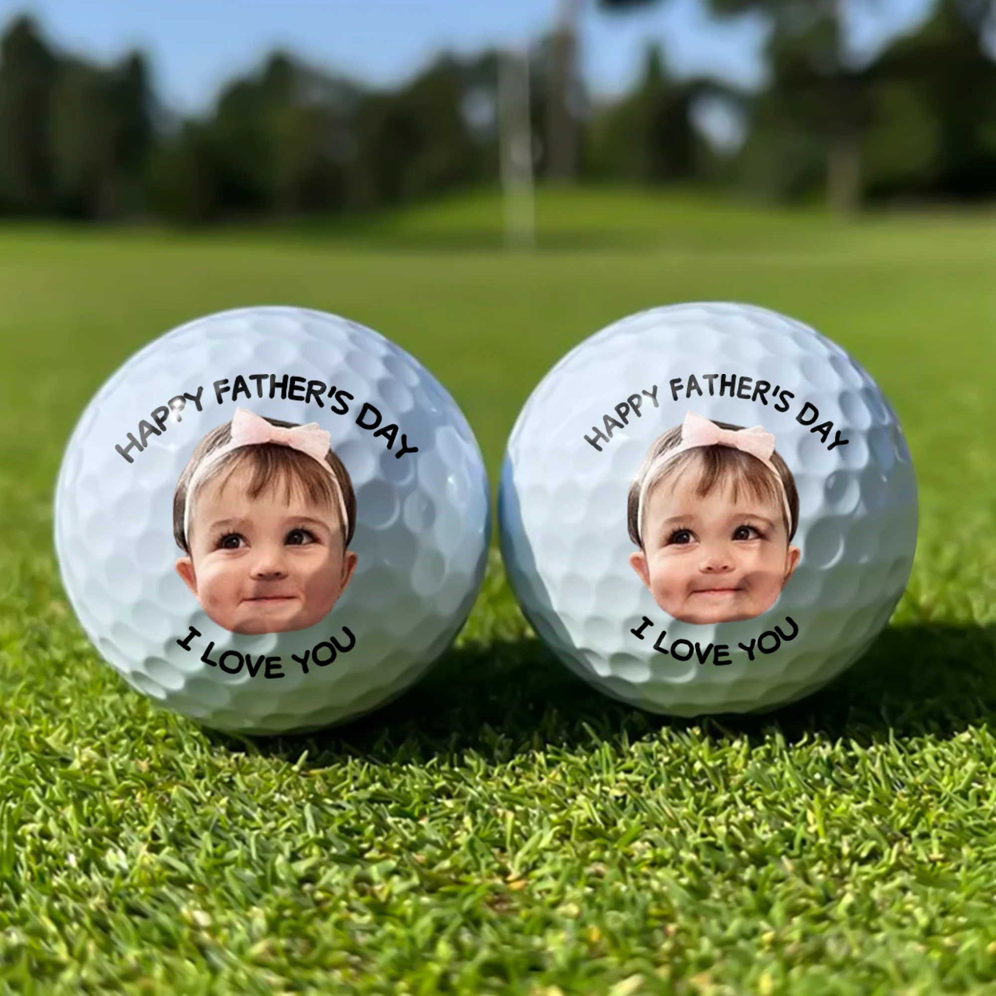 Custom Baby Photo First Father's Day Golf Ball For Golf-Loving Dad LM32 893471 - Image 5