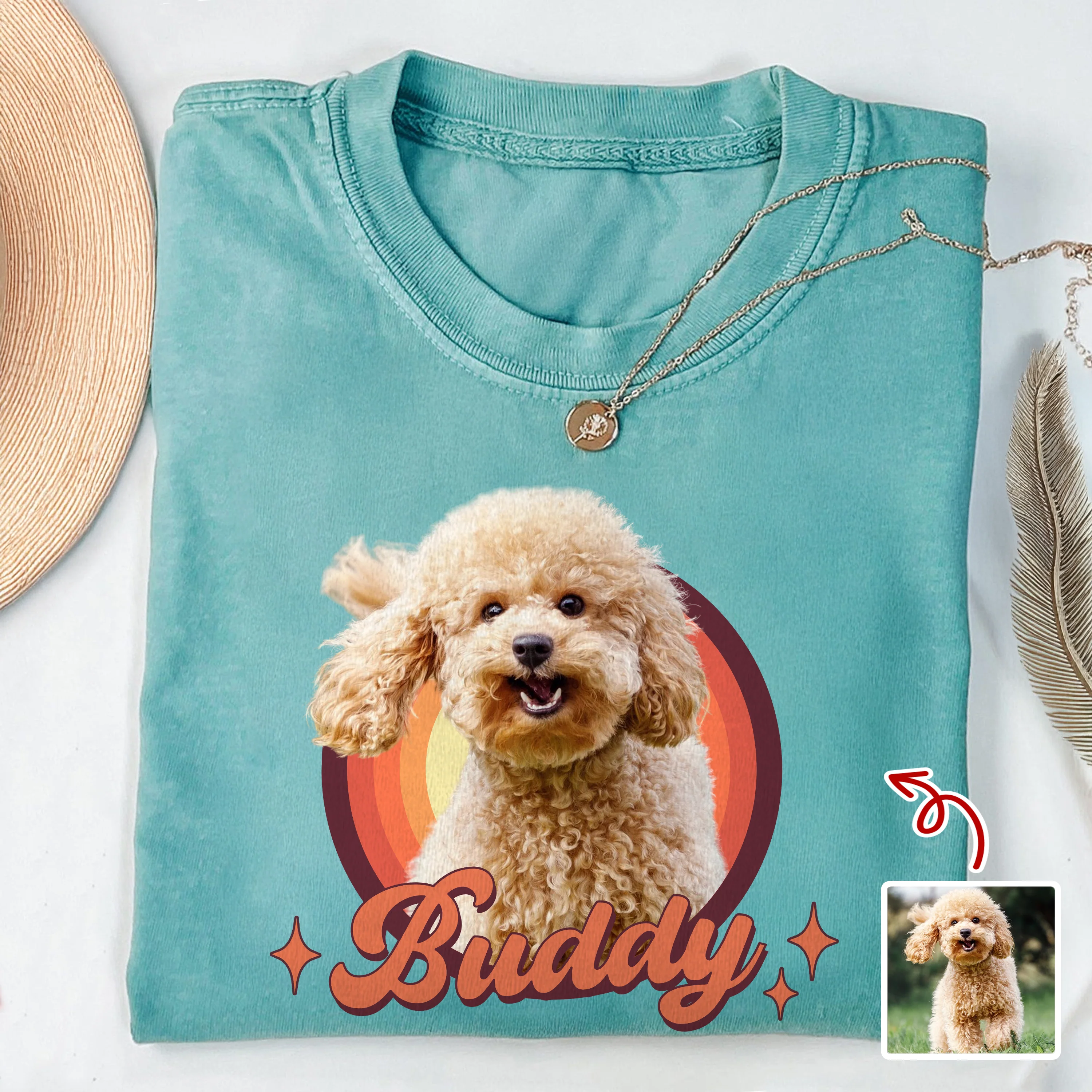 Custom Cute Dog Photo Retro Comfort Shirt For Dog Lovers LM32 895643 - Image 4