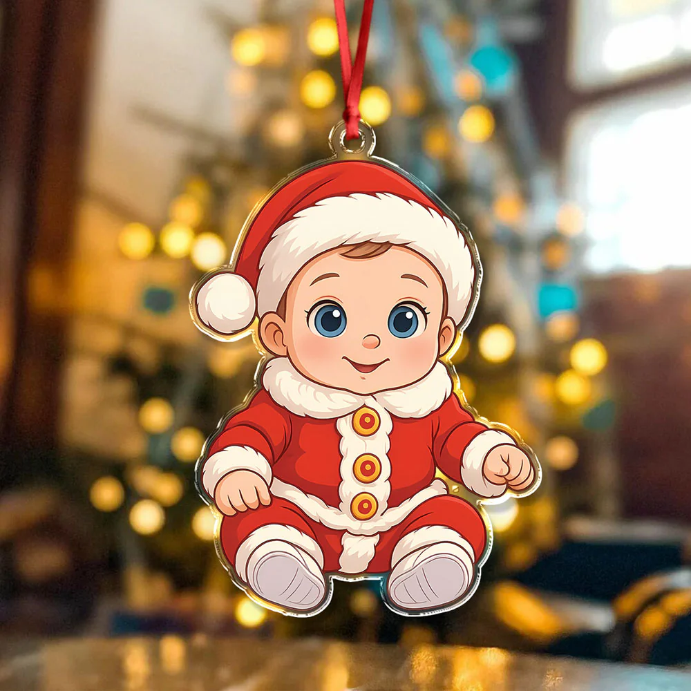 Custom Cute Kid Cartoon Photo Decor Acrylic Ornament LM32 893805 - Image 3