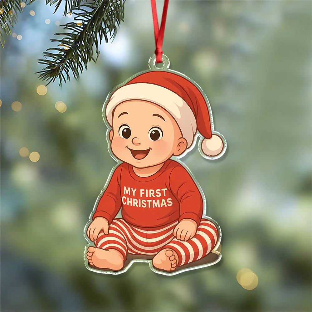 Custom Cute Kid Cartoon Photo Decor Acrylic Ornament LM32 893805 - Image 7