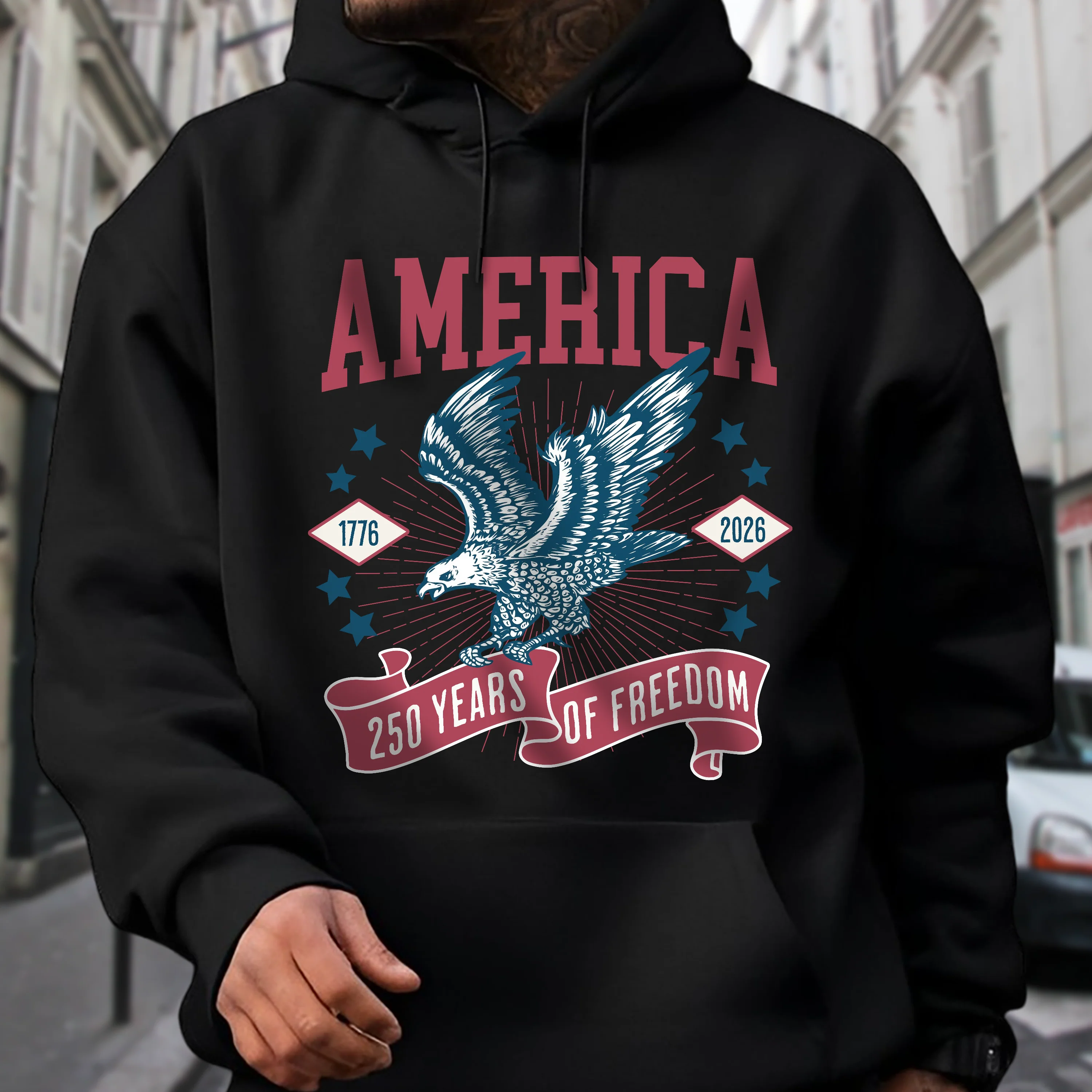 Custom Dog Photo America 250th Anniversary Eagle Dark Shirt LM32 895239 - Image 6