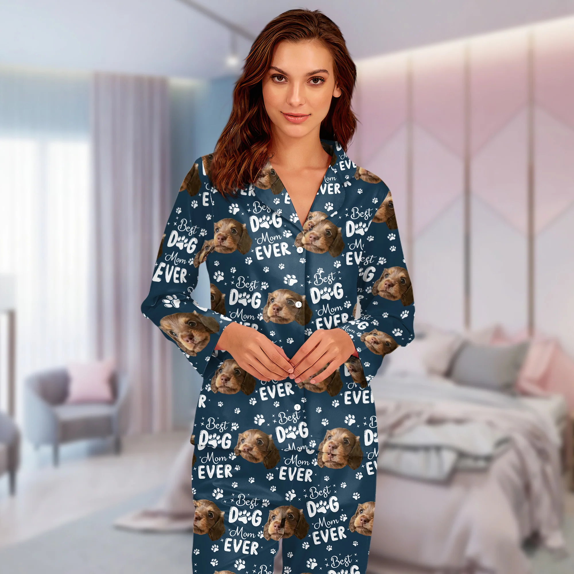 Custom Face Cute Best Dad Ever Pajamas For Father's Day LM32 893569 - Image 2